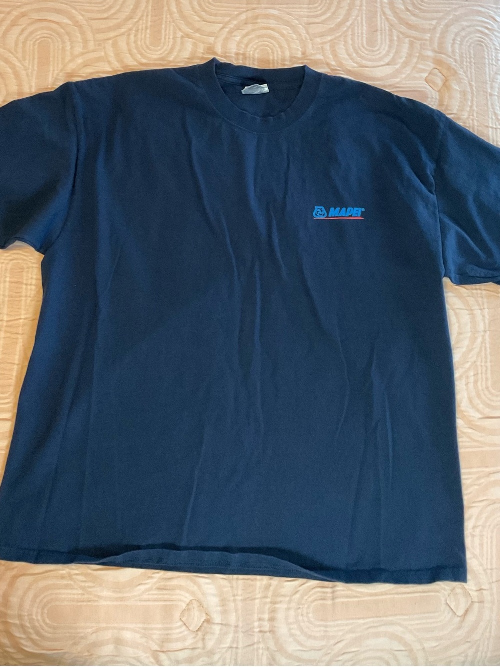 Port and Company Navy Short-Sleeve MAPEI Logo Tee - Picture 2 of 5